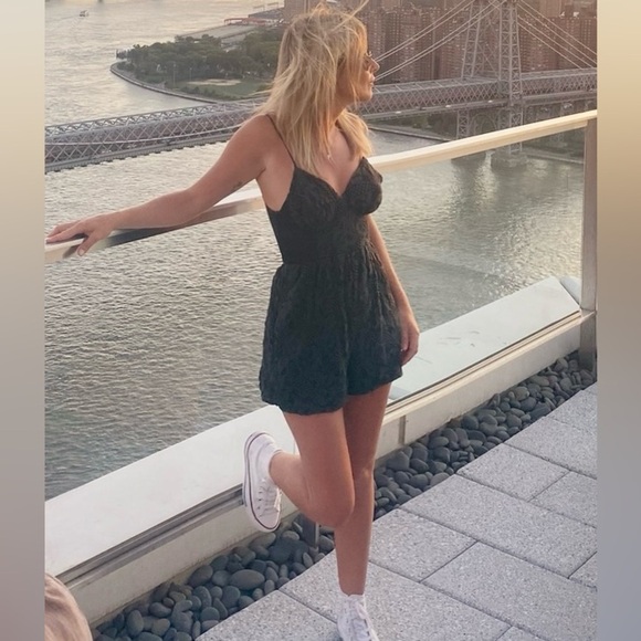 Zimmermann Black Lace Romper - Picture 2 of 16